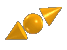 Yellow Tumbling Ball and 2 Cones